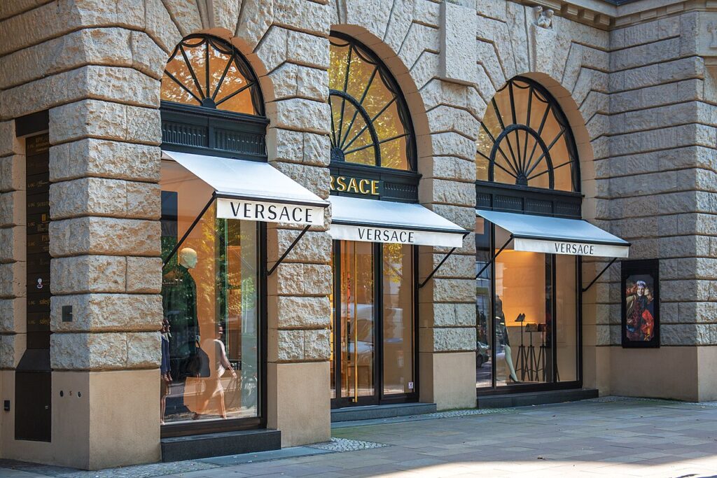 Photo via Wikipedia (Versace)